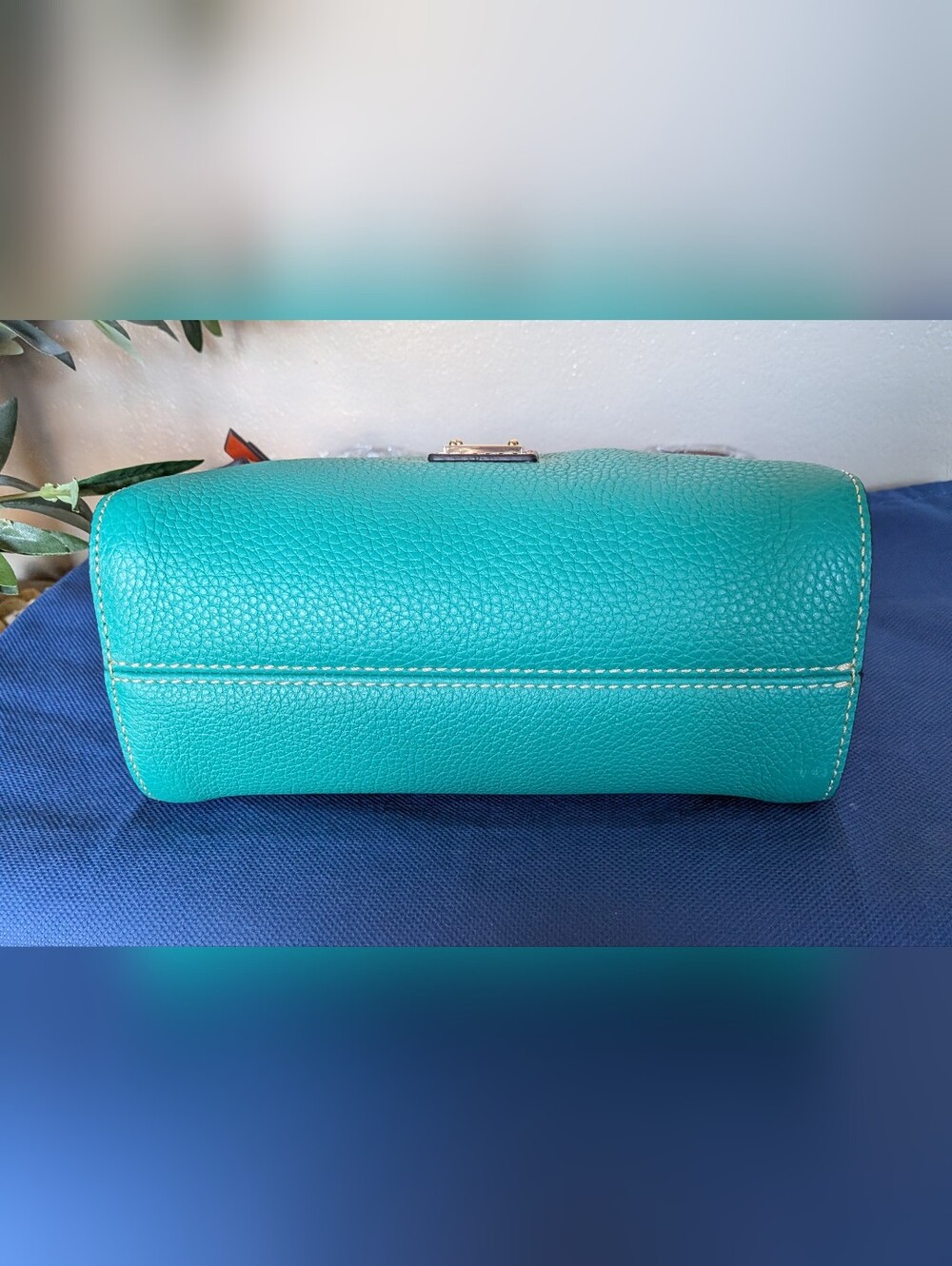 NWT! Dooney & Bourke Spearmint Pebbled Leather Crossbody - Picture 8 of 10